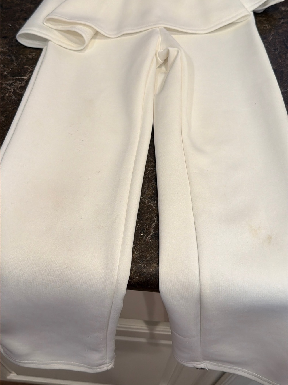 Girl’s Cream Wide-Leg Jumpsuit- great interview outfit for pageants - Picture 4 of 5